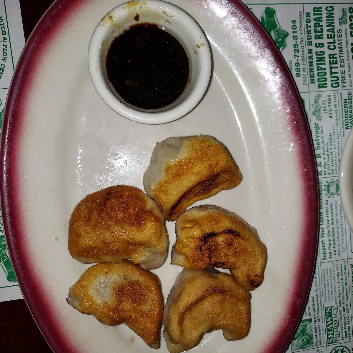 Steamed or Pan-Fried Dumplings 6