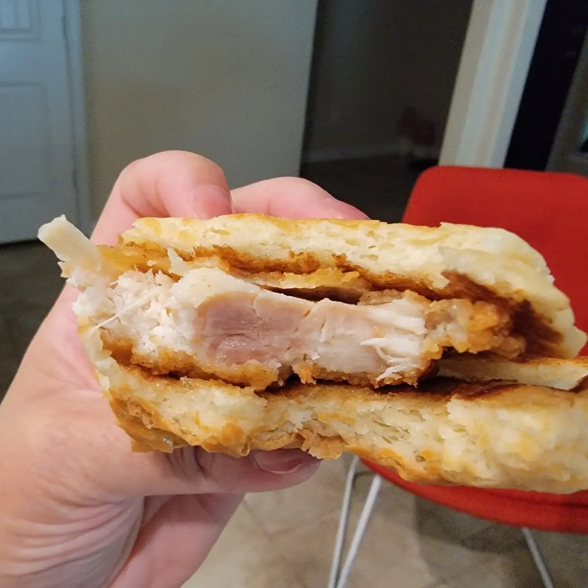 Raw Hot Honey Chicken Sandwich