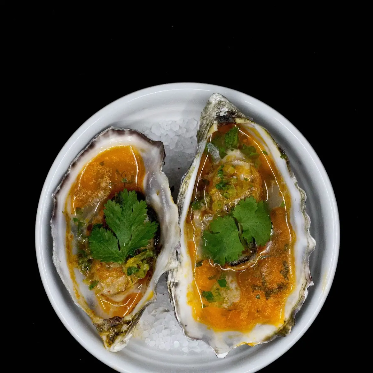 Similk Bay Oysters Baked on the Half Shell