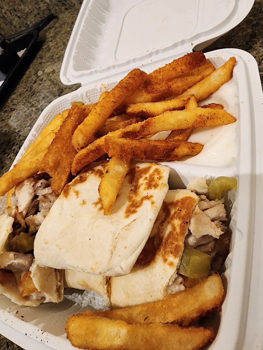 Arabic Chicken Shawarma Wrap