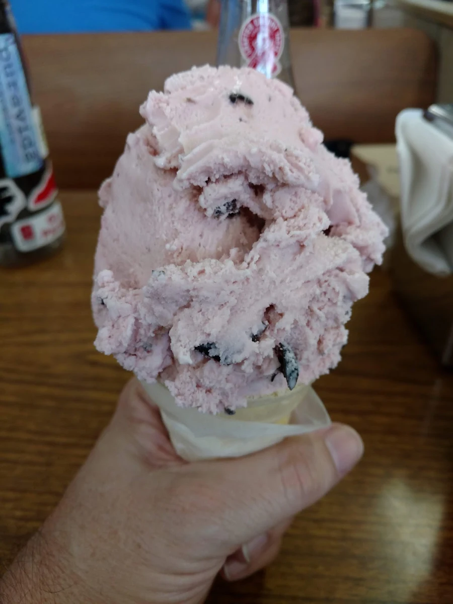 Black Cherry Ice Cream Cone