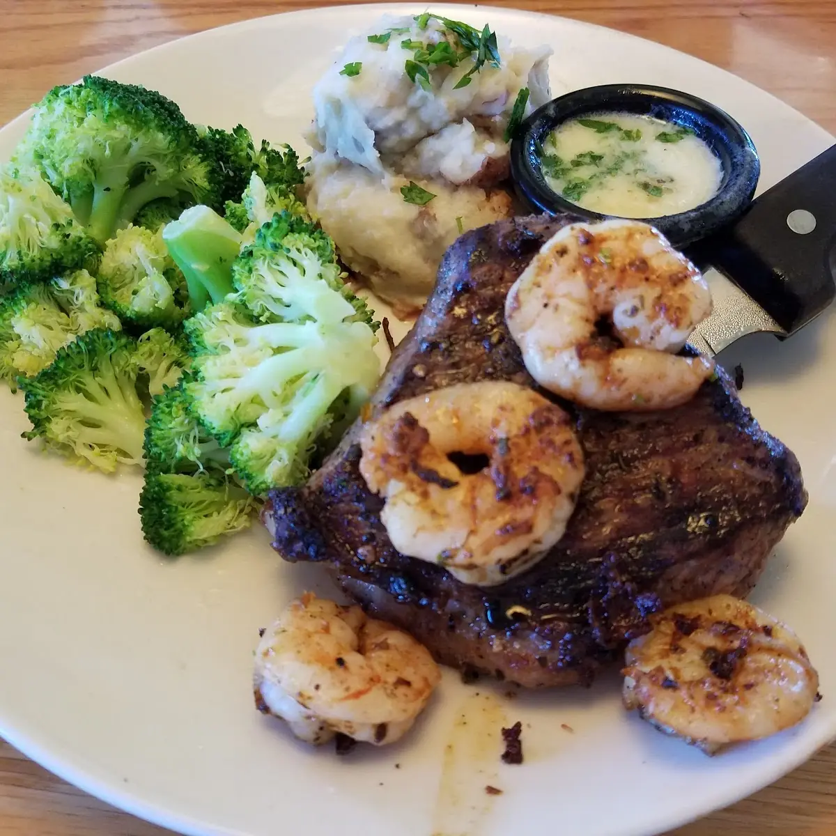 Shrimp 'N Parmesan Sirloin