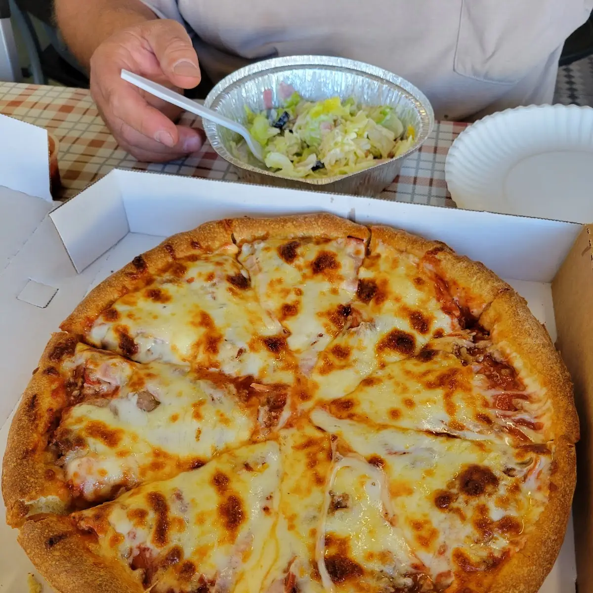 Pan Five Meat Pizza