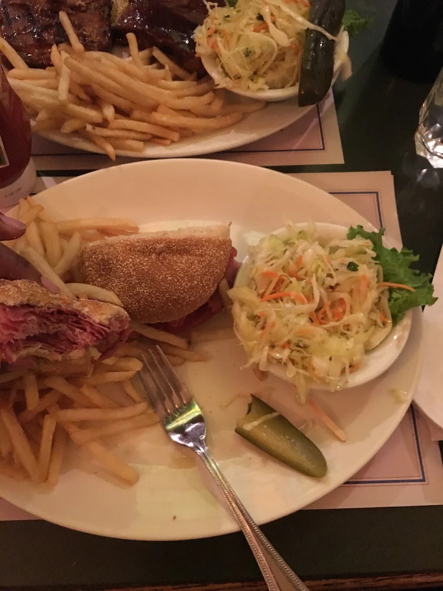 Served with Fries Coleslaw, Reuben's Restaurant Delicatessen