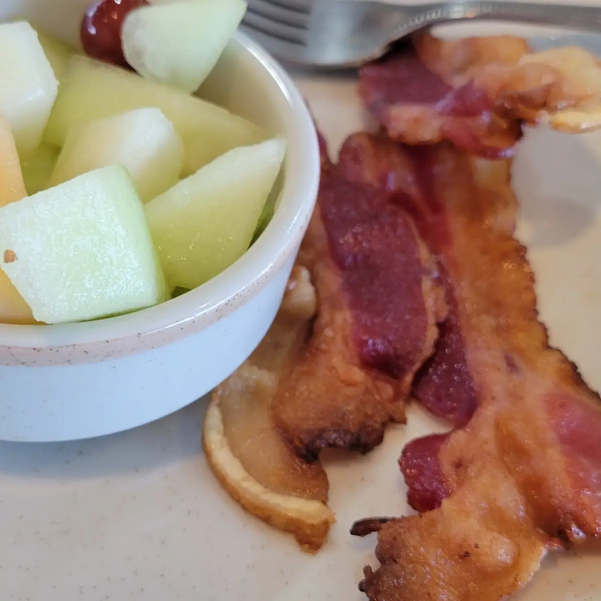 Fruit Cup and Bacon