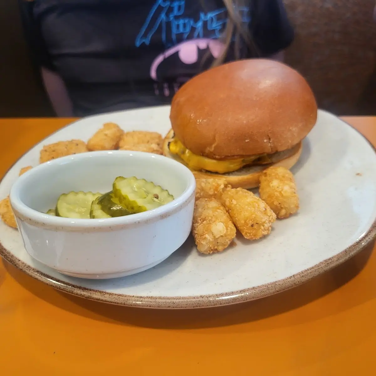 Kids Cheeseburger with Tots