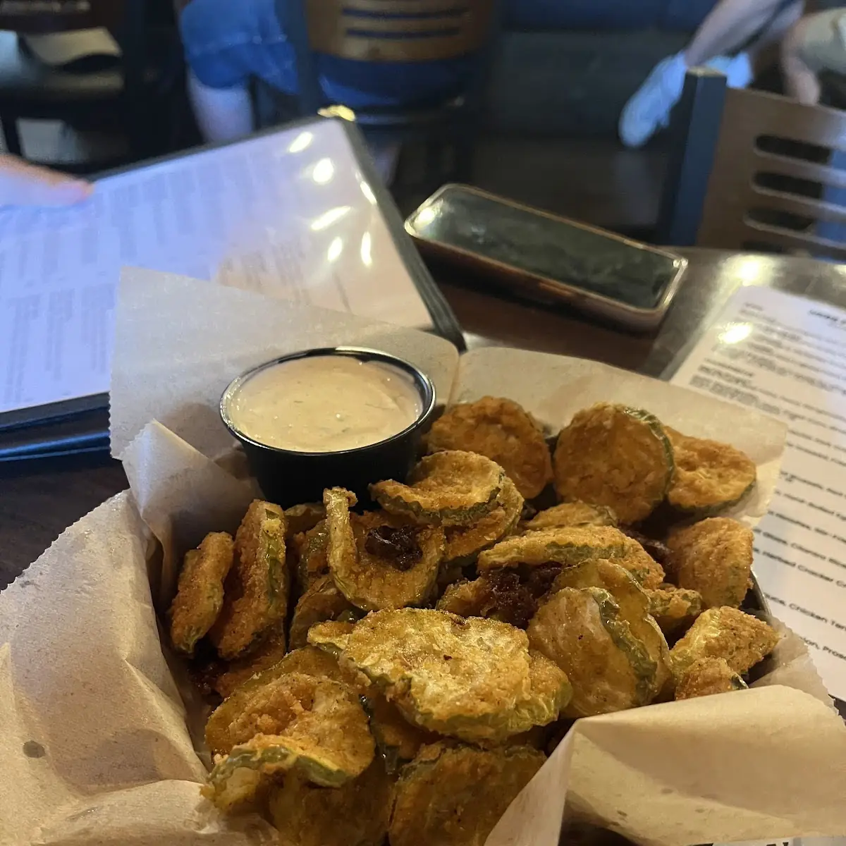 Old Bay Fried Pickles