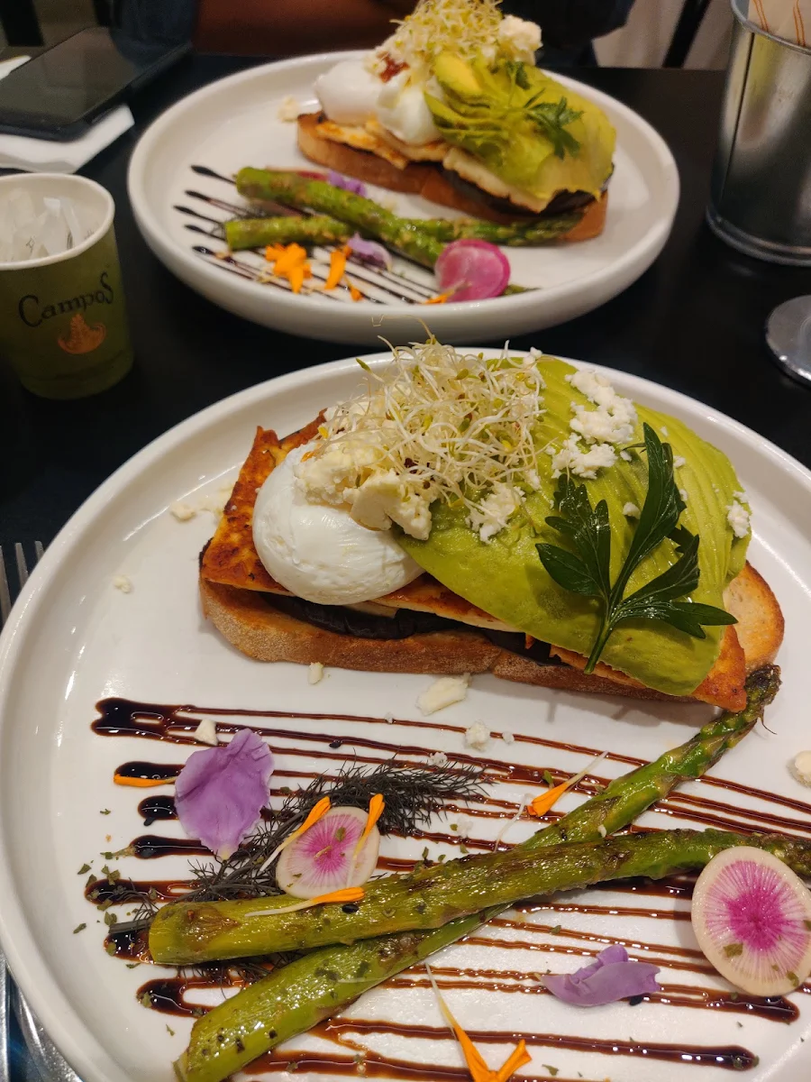 Avocado Haloumi Stack, Cafe Lelunar