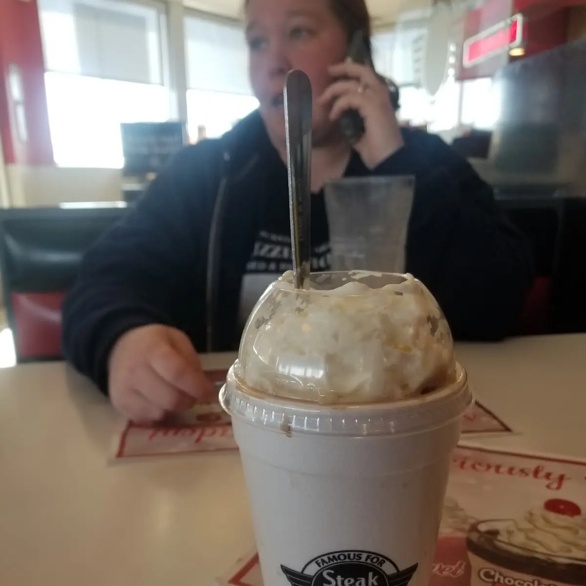 Banana and Chocolate Milkshake