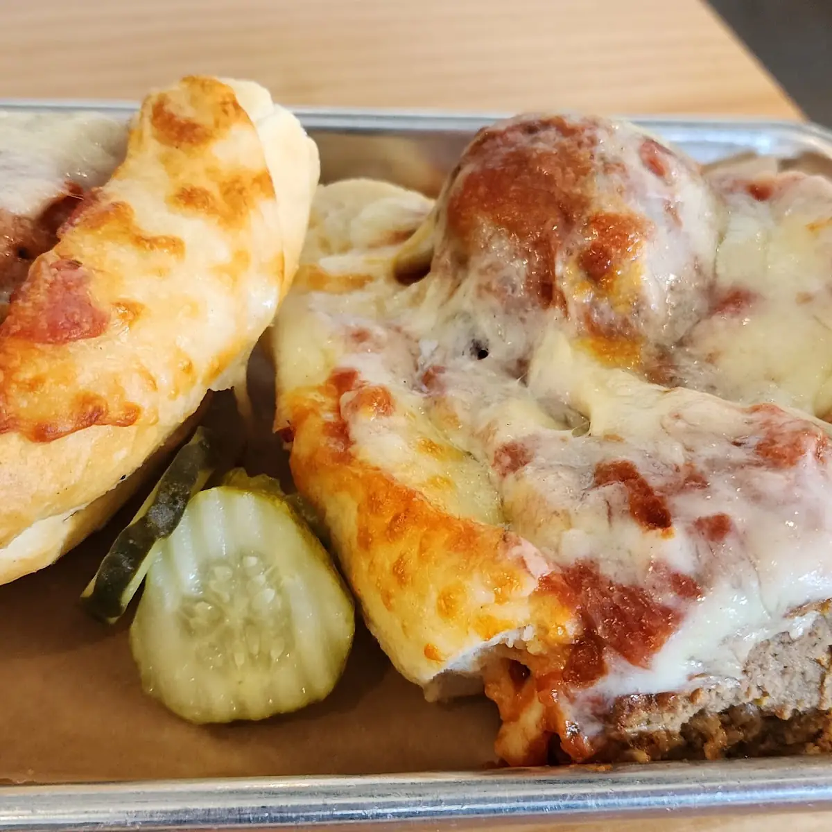 Meatball Parmigiana Sub