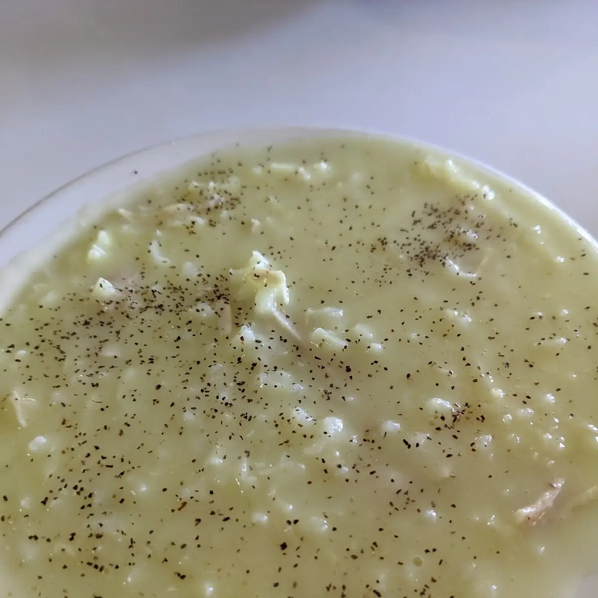 Chicken Lemon Rice Soup