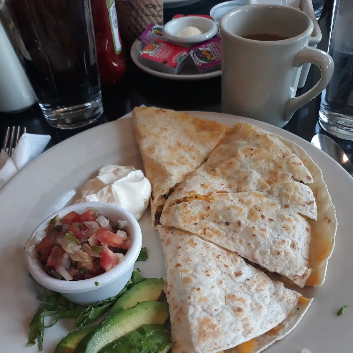 Breakfast Quesadilla with Applewood Smoked Bacon