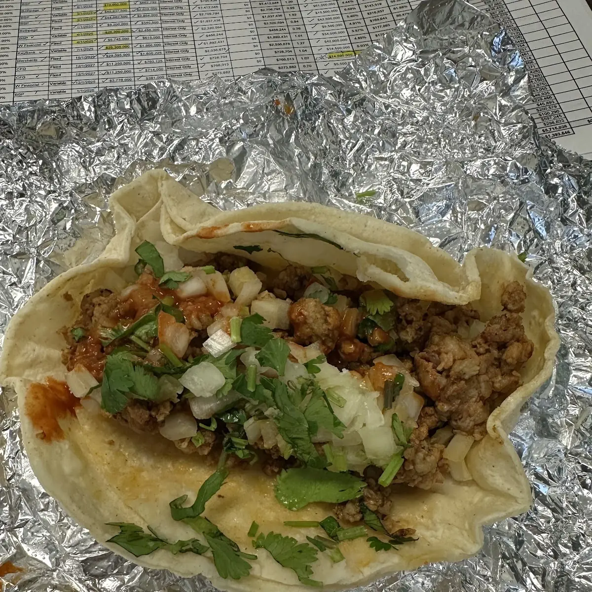 Chorizo Taco