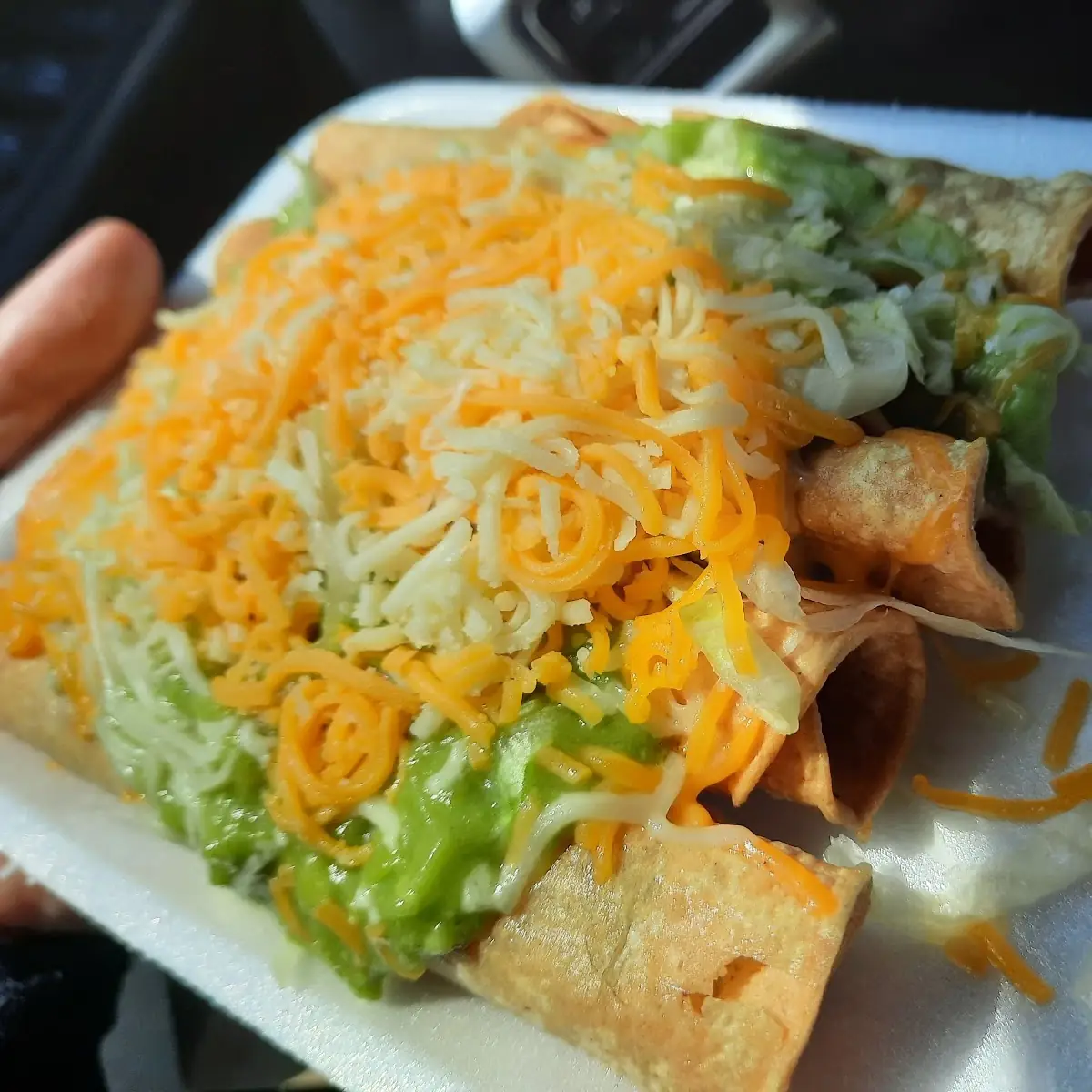 POLLO ASADO TACO                                                               ( w grilled chicken guacamole and mexican salsa)