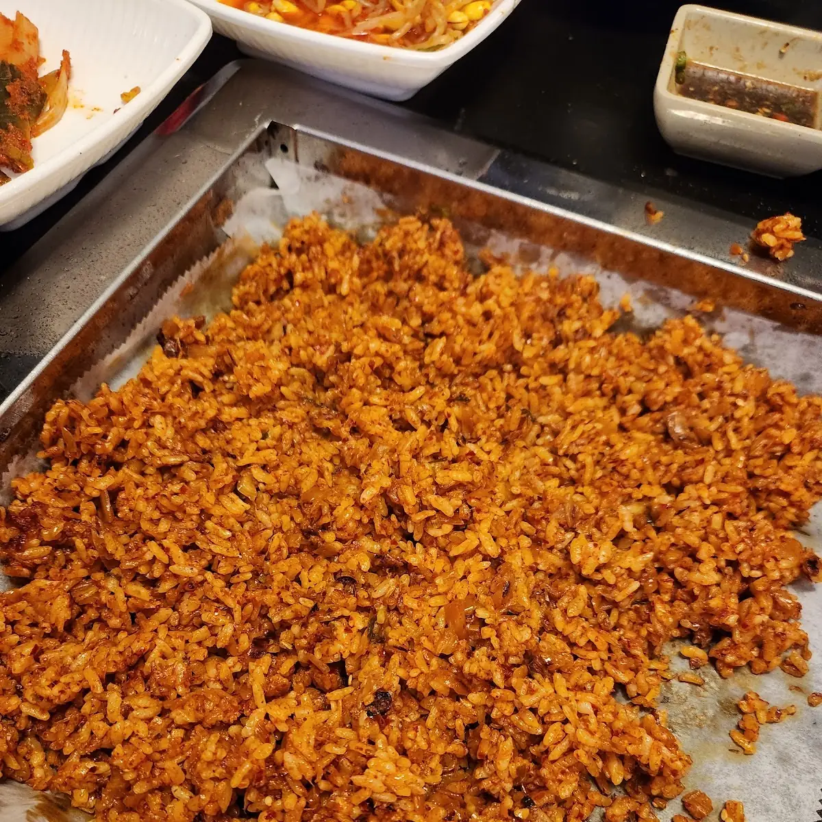 불타는볶음밥 kimchi fried rice