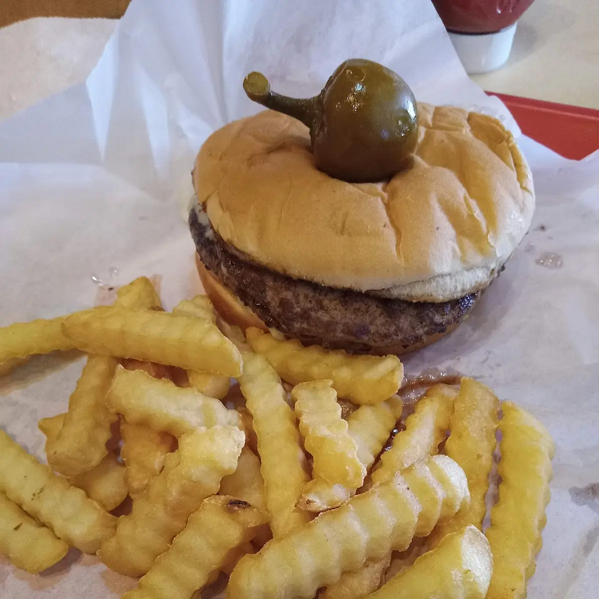 Double Cheeseburger with Fries