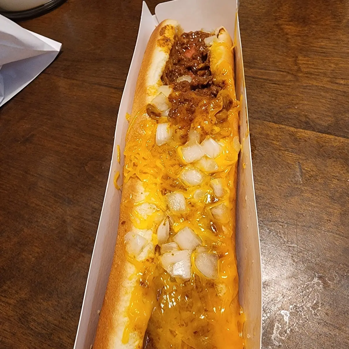 Foot Long Chili Cheese Dog