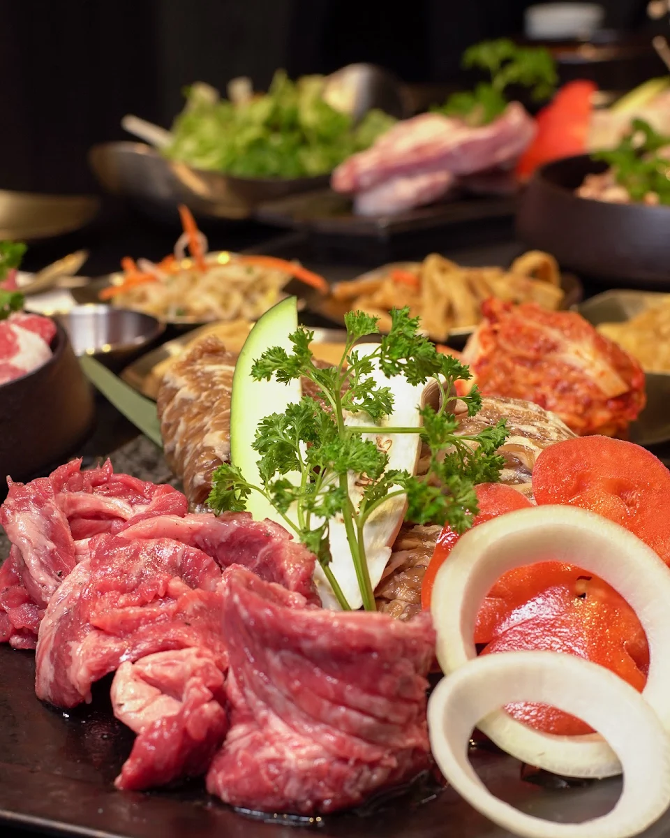 Beef Platter, Two Horns Korean BBQ House