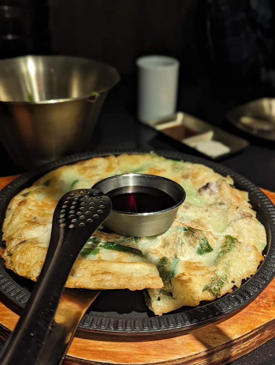 Seafood Pancake, Two Horns Korean BBQ House