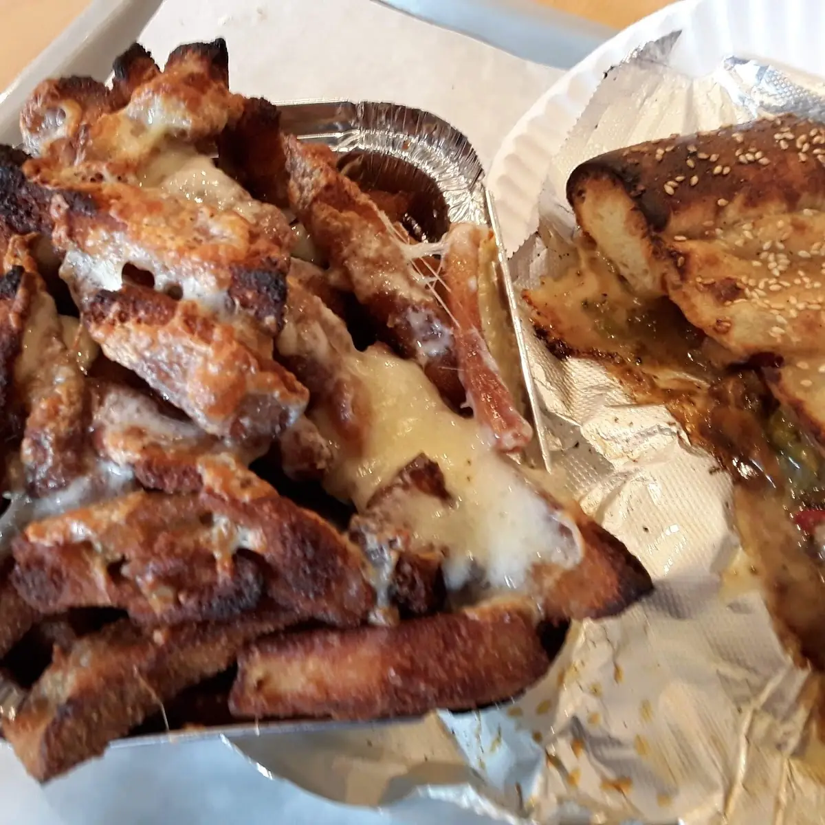 Eggplant Cheese Fries