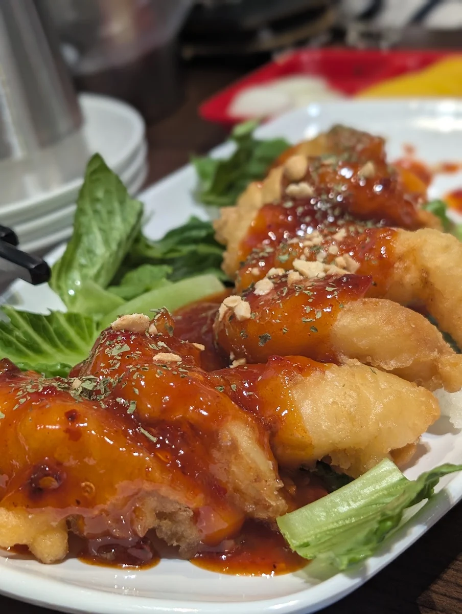 Chili Prawns, KIM'S NOODLE Steeles