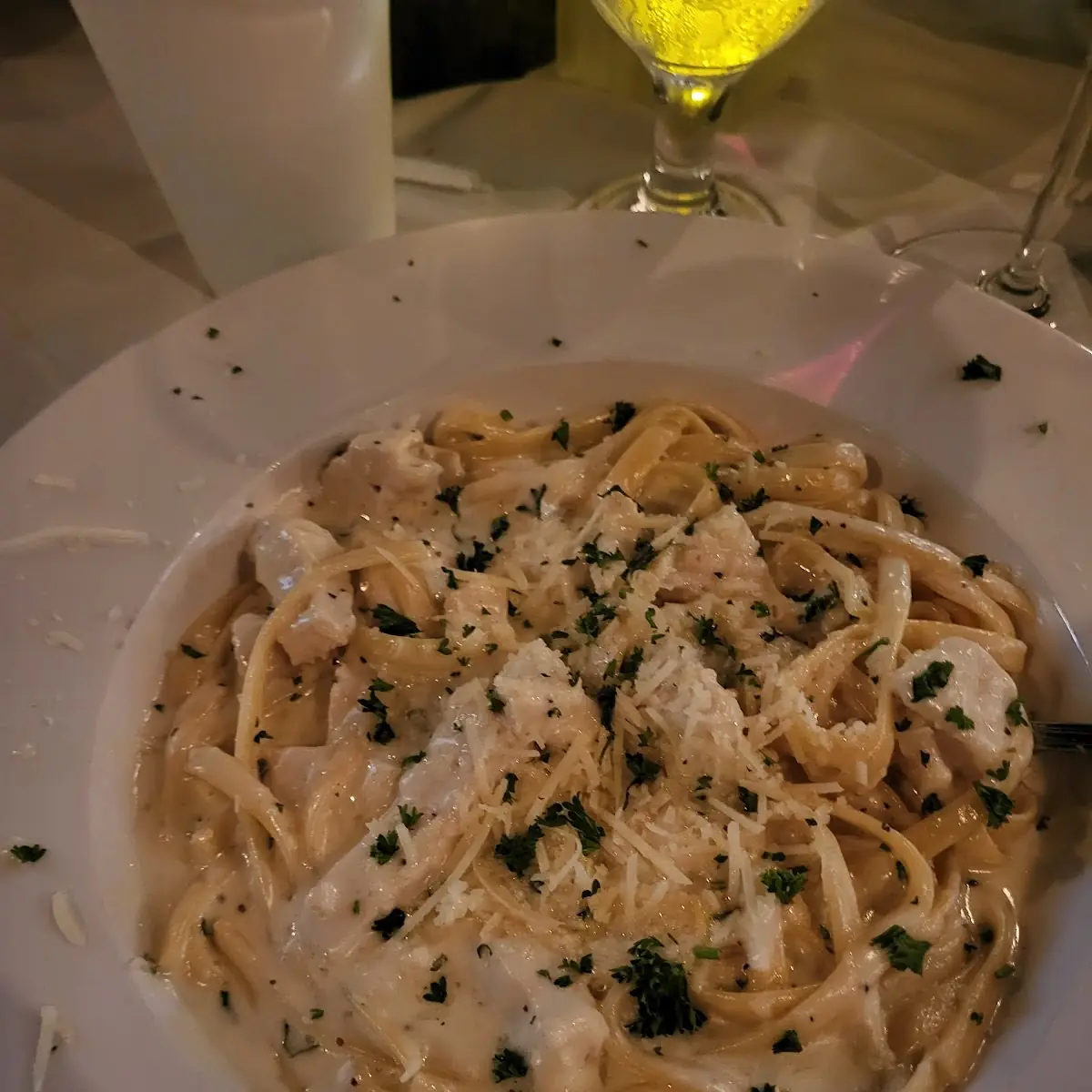 Fettuccine Chicken Alfredo