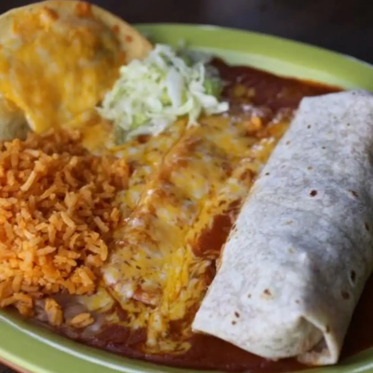 One Bean Burrito One Enchilada & One Chalupa