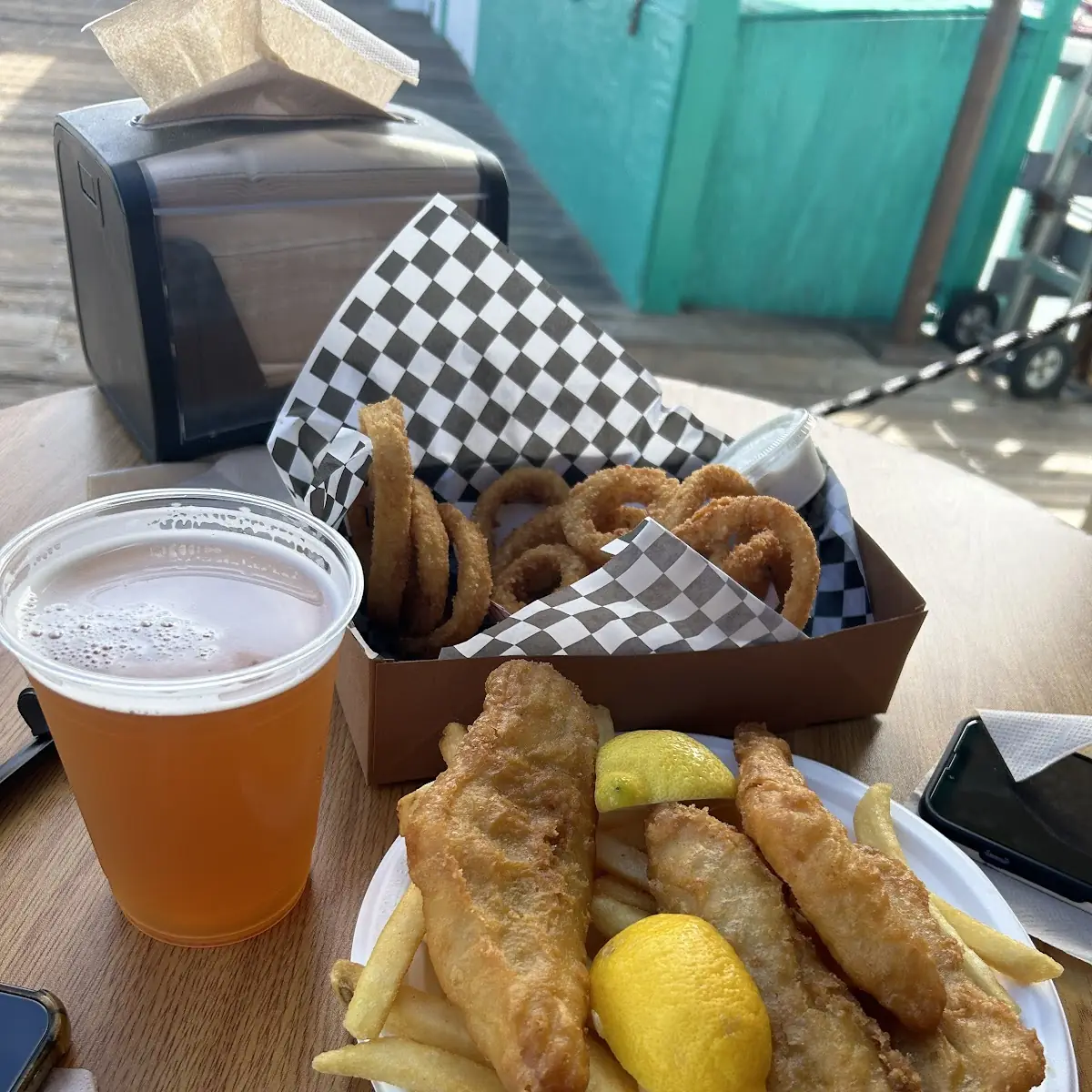 Fried Fish Fried Onion Rings and Craft Beer