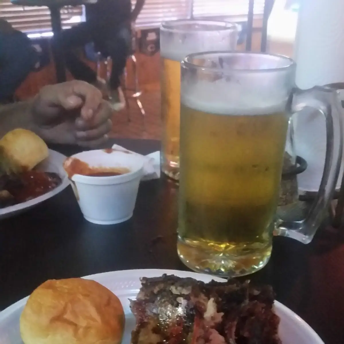 Beef Ribs and Miller Lite