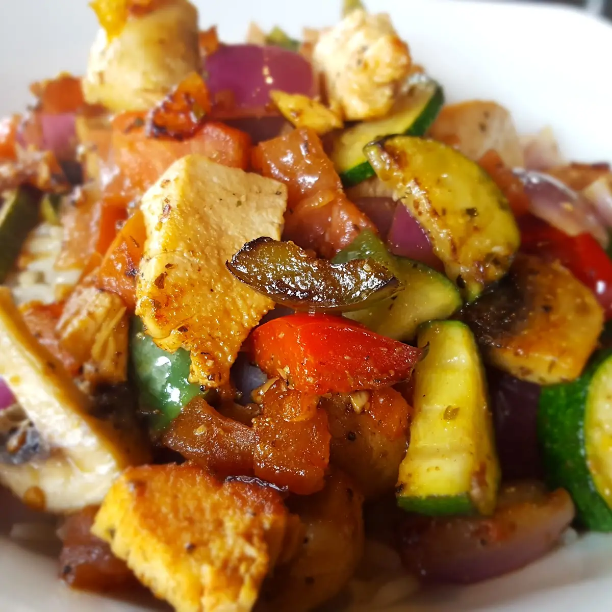 Roasted Veggie Salad, The Old Firehall Restaurant