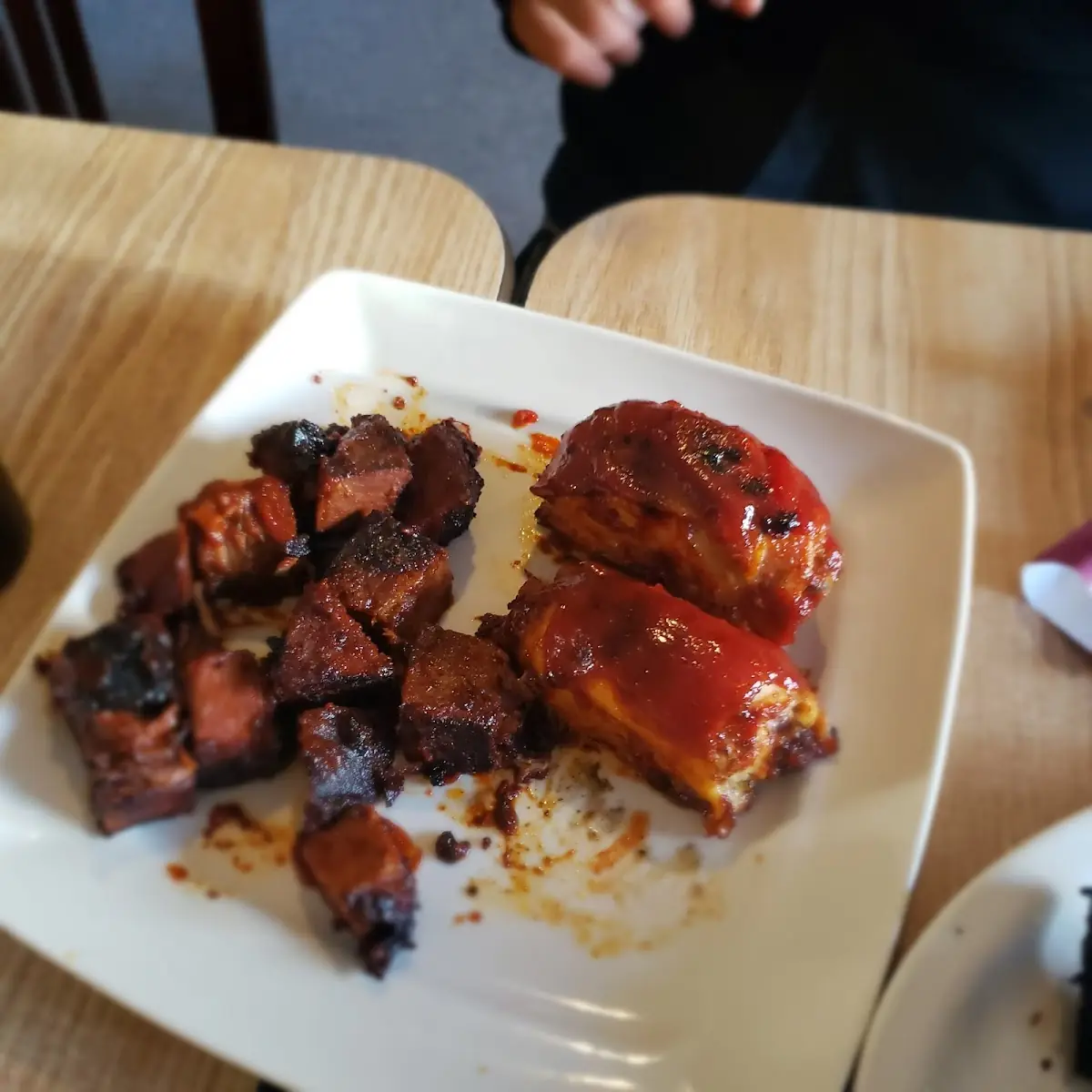 Burnt Ends and BBQ Chicken Thighs