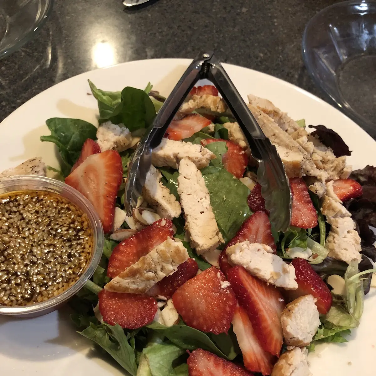 Strawberry Spinach Salad