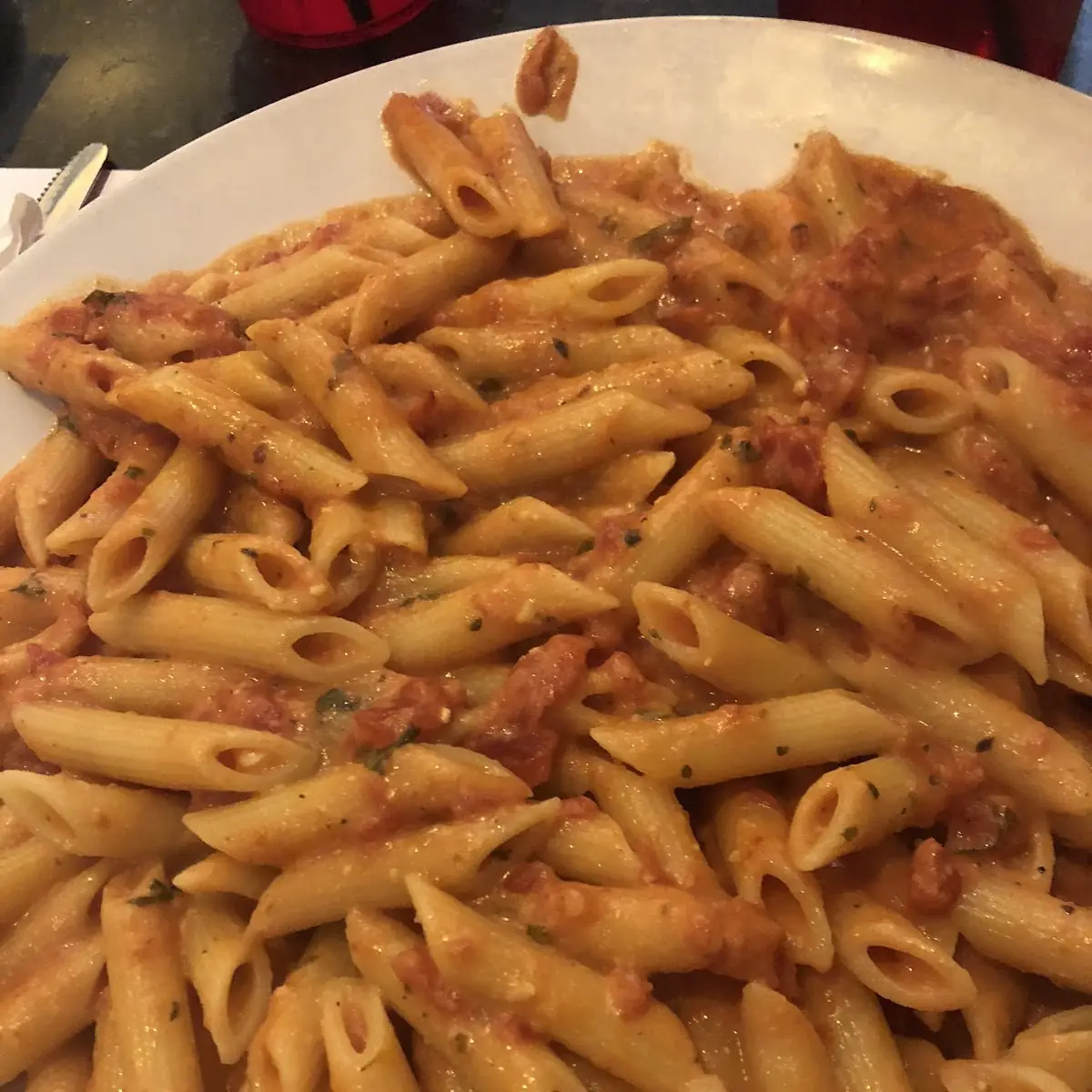 Penne Pasta with Pink Vodka Sauce