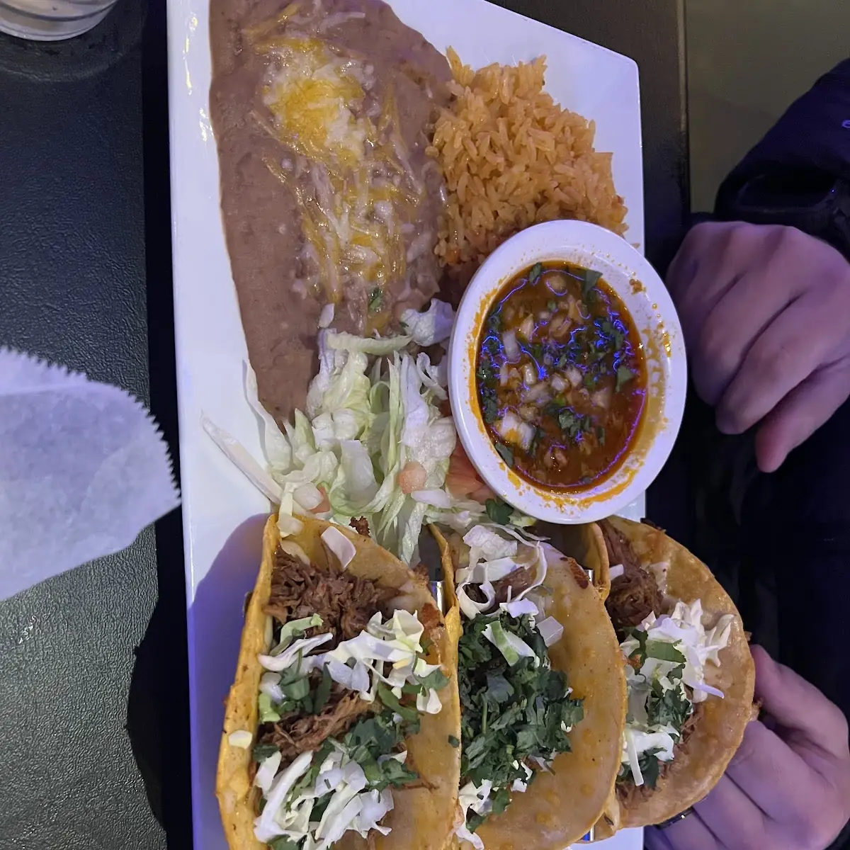 Birria Taco Plate