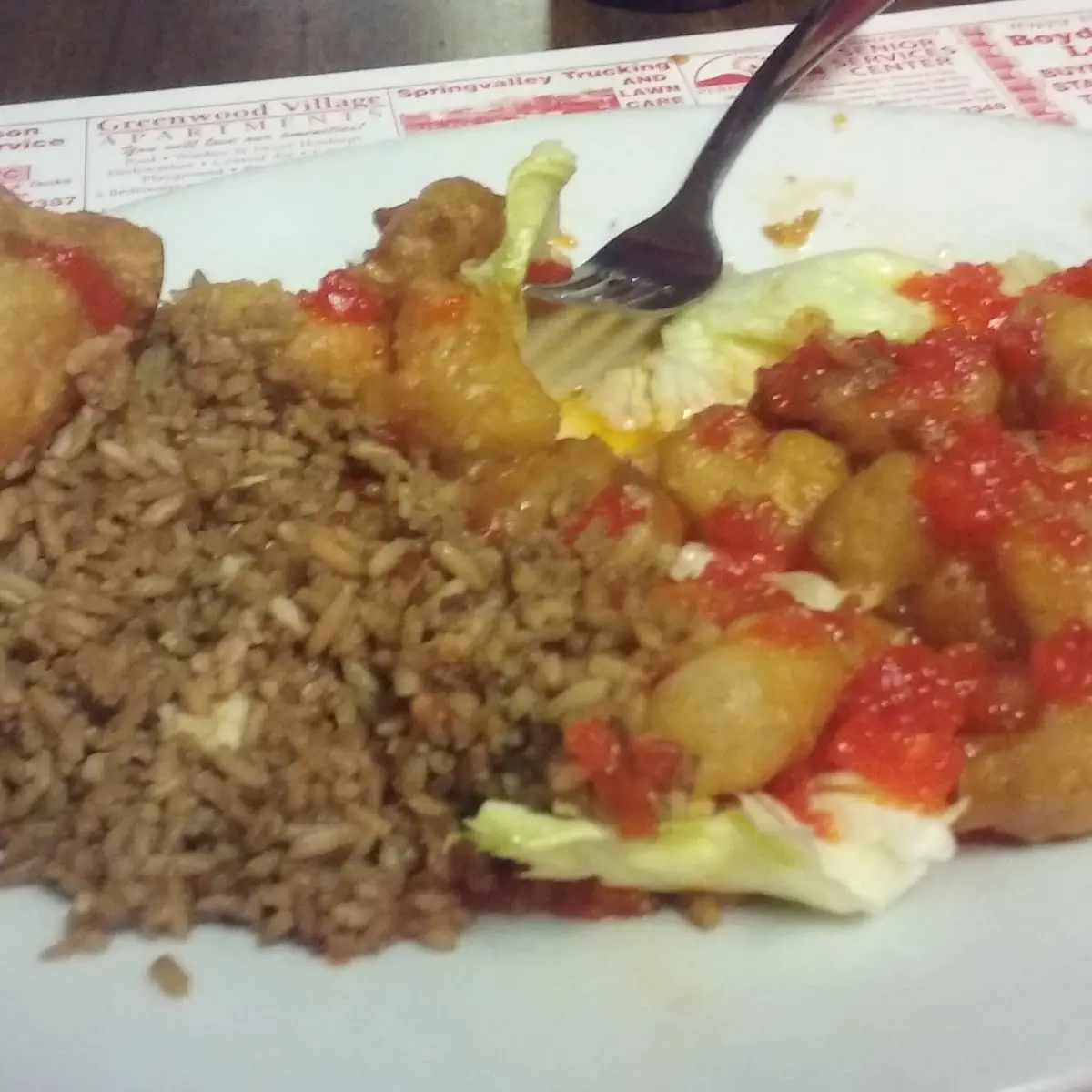 Sweet N Sour Chicken Combo 6