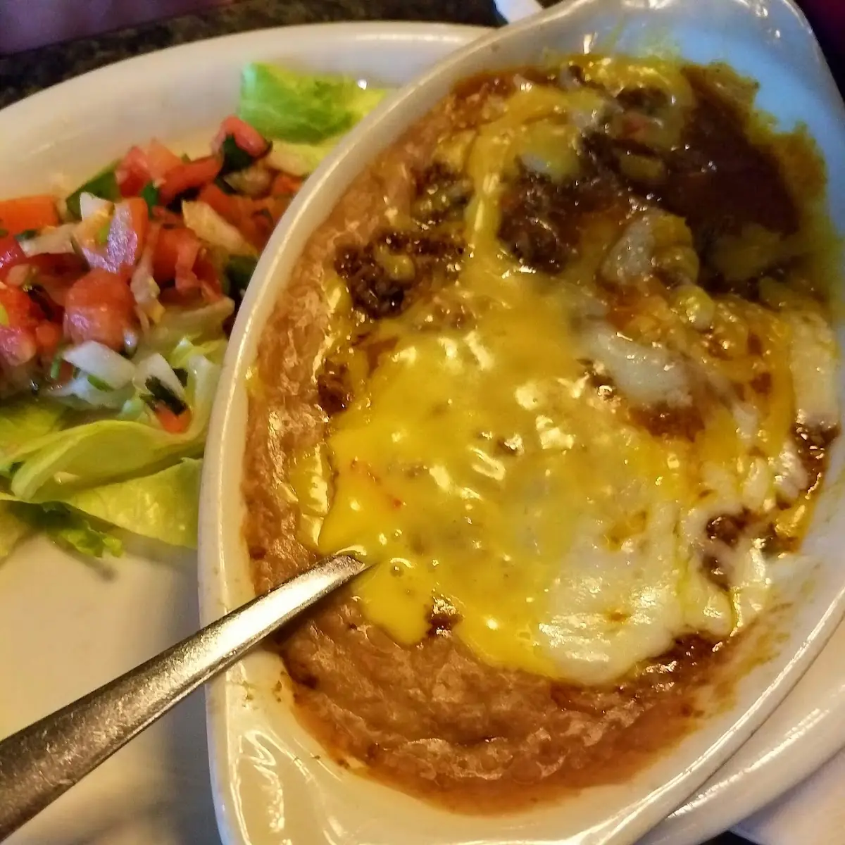 Beef Bean and Cheese Dip
