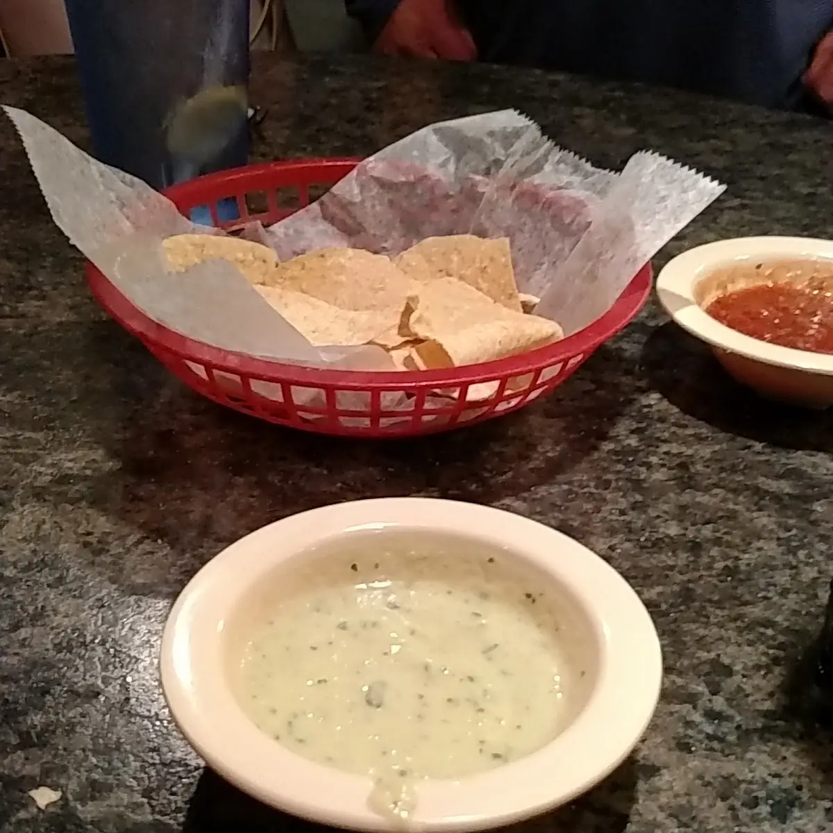 Chips and Green Salsa Verde