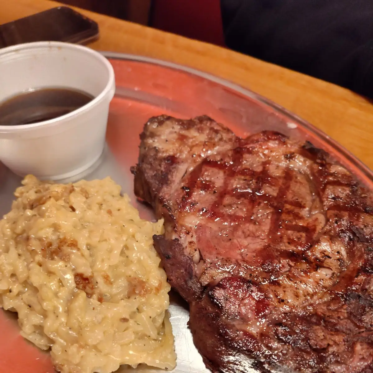Cheesy Potatoes and Prime Rib