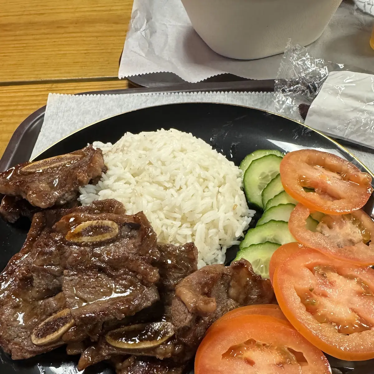 Spare Ribs over Rice