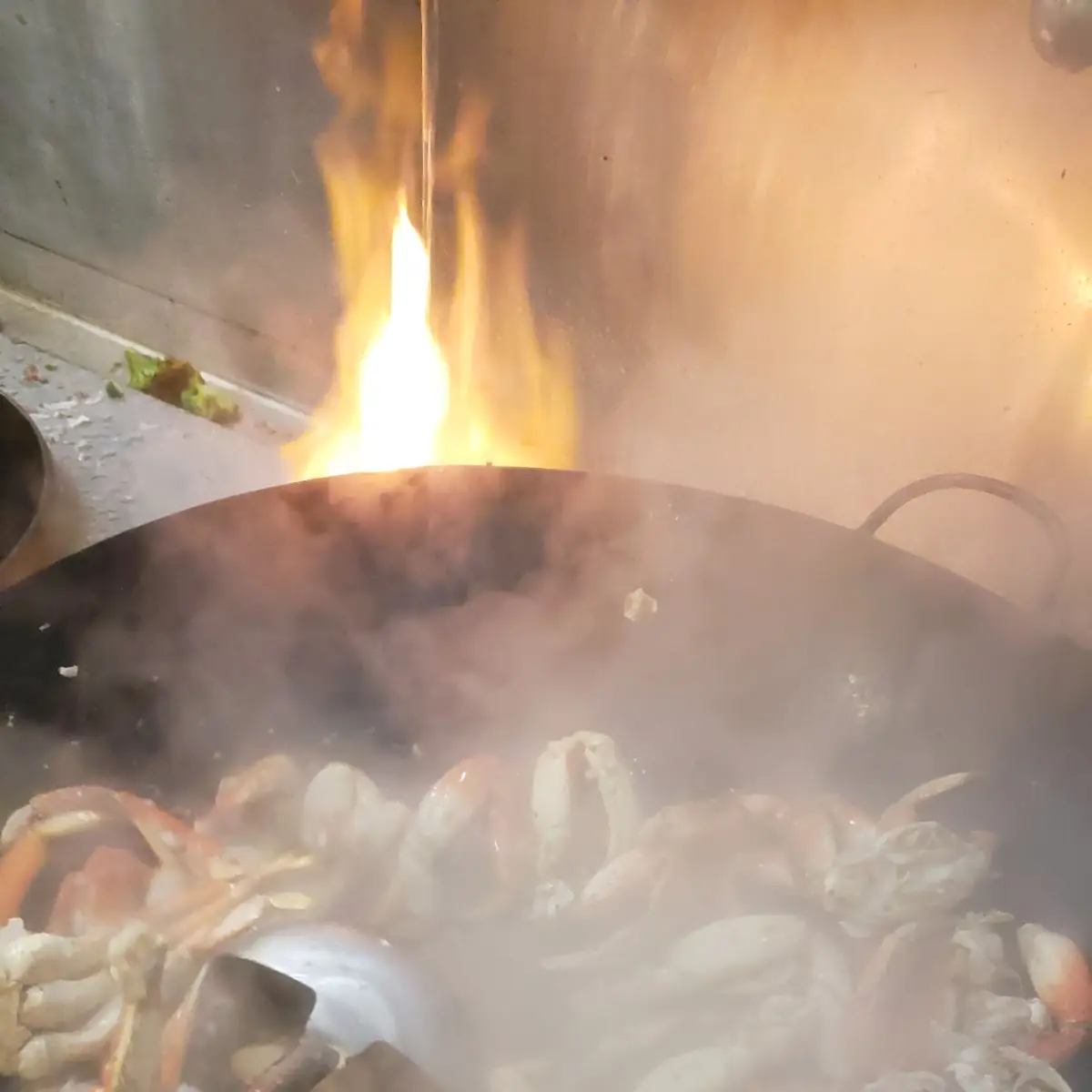 Dungeness Crab Stir Fry