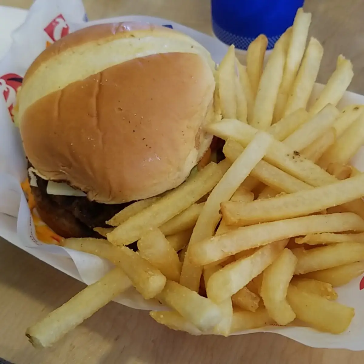 Burger and Fries
