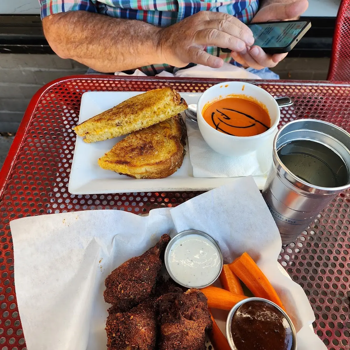 Grilled Cheese and Tomato Soup