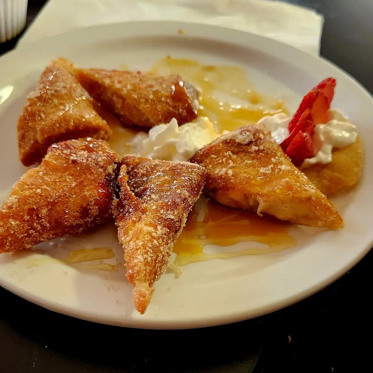 Raspberry Cheesecake Chimichanga