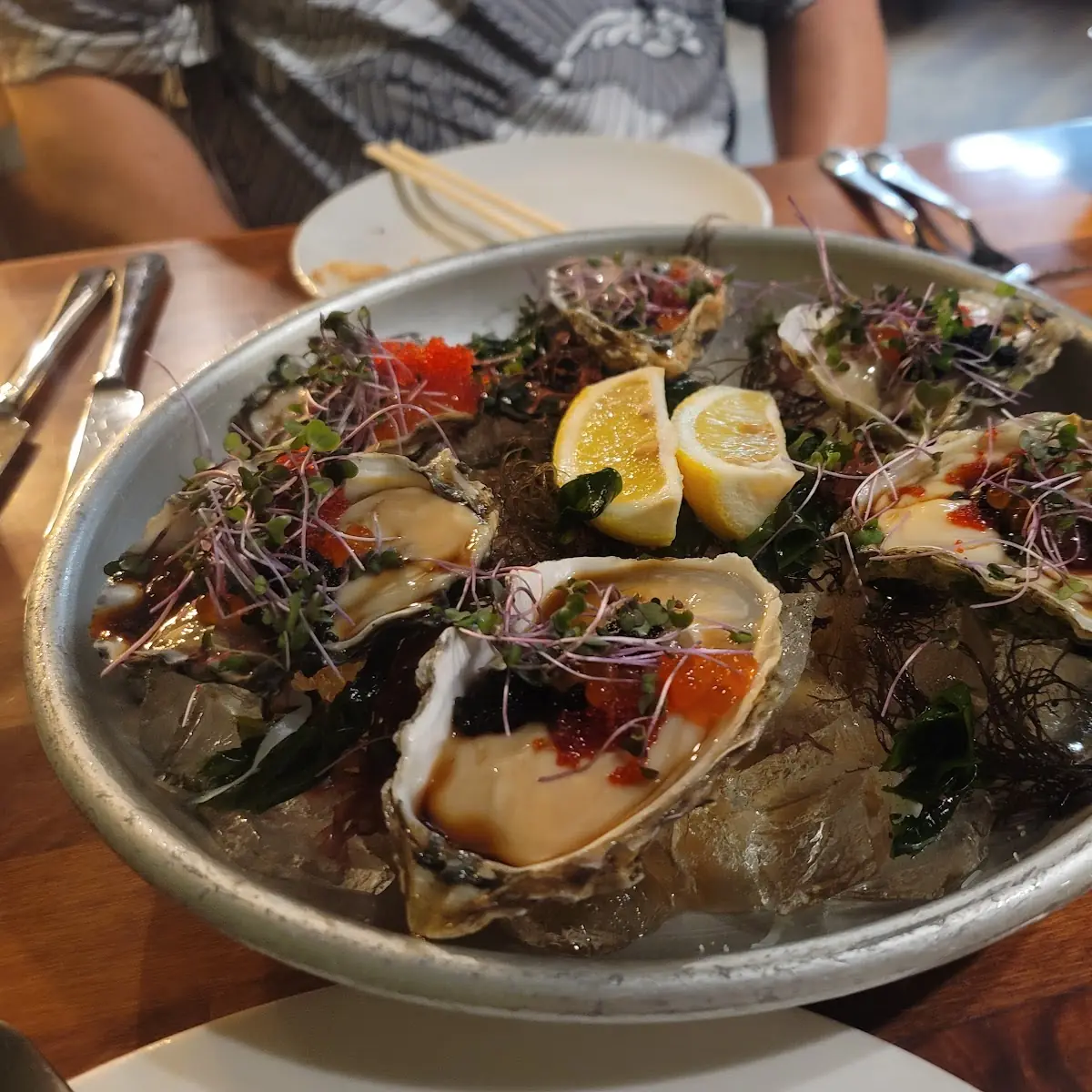 Oysters on the Half Shell with Caviar