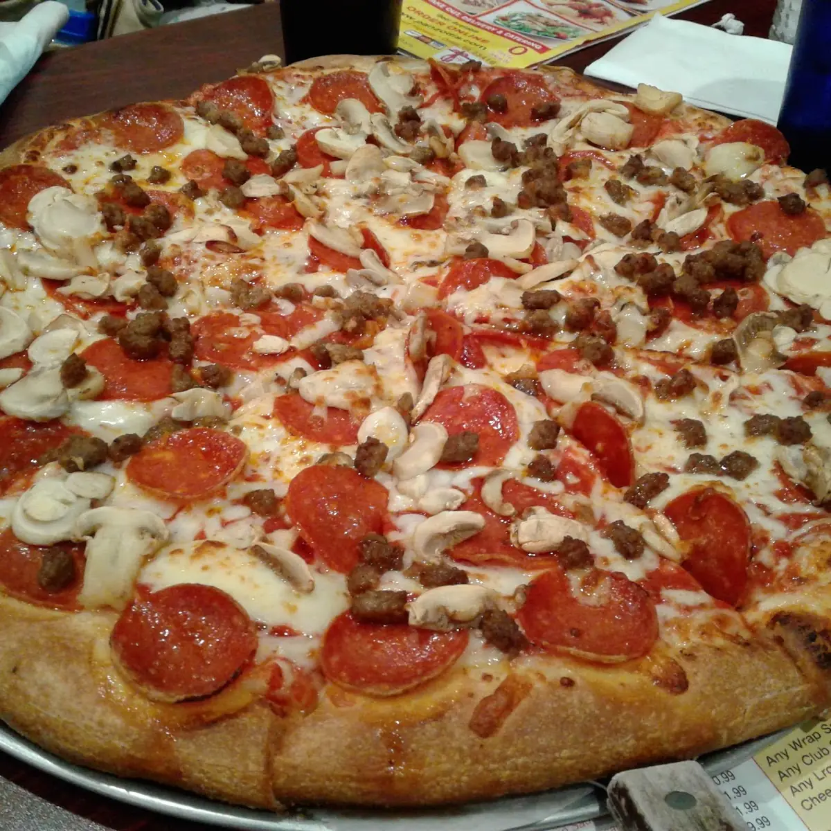 Stuffed Pepperoni Pizza