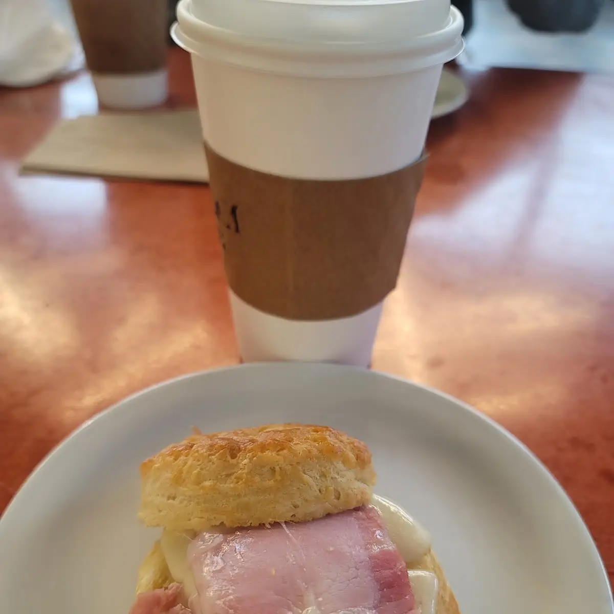 Ham and Cheese Biscuit