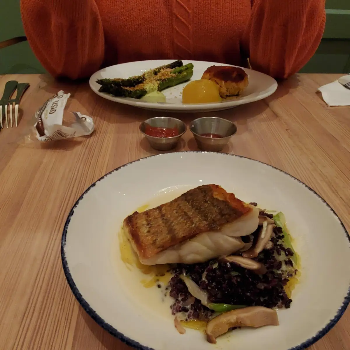 Pan Roasted Striped Bass