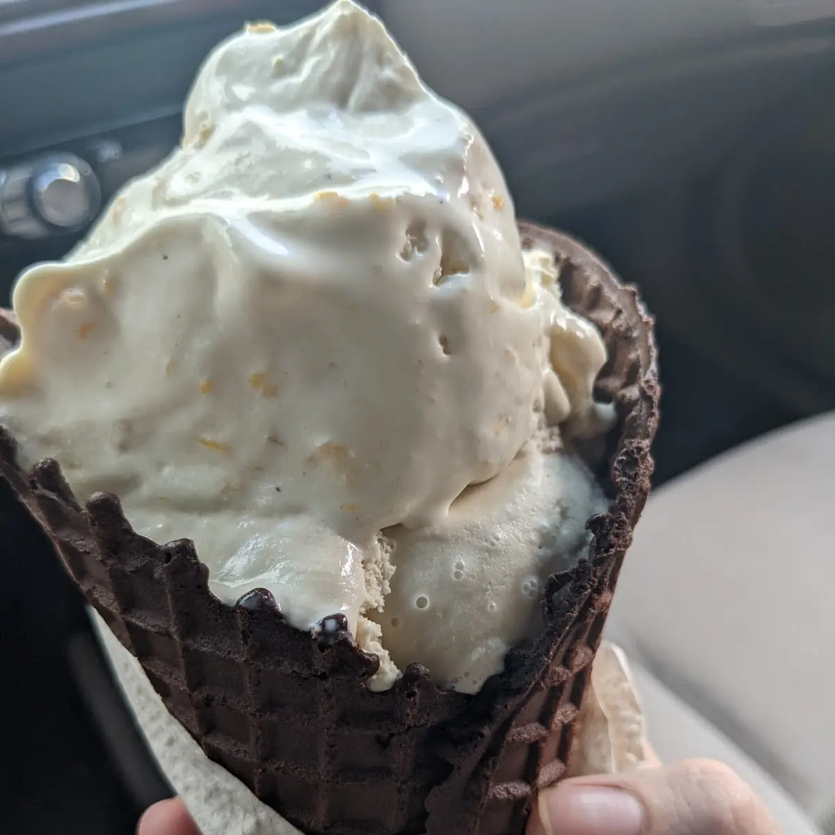 Chocolate Ice Cream Cone