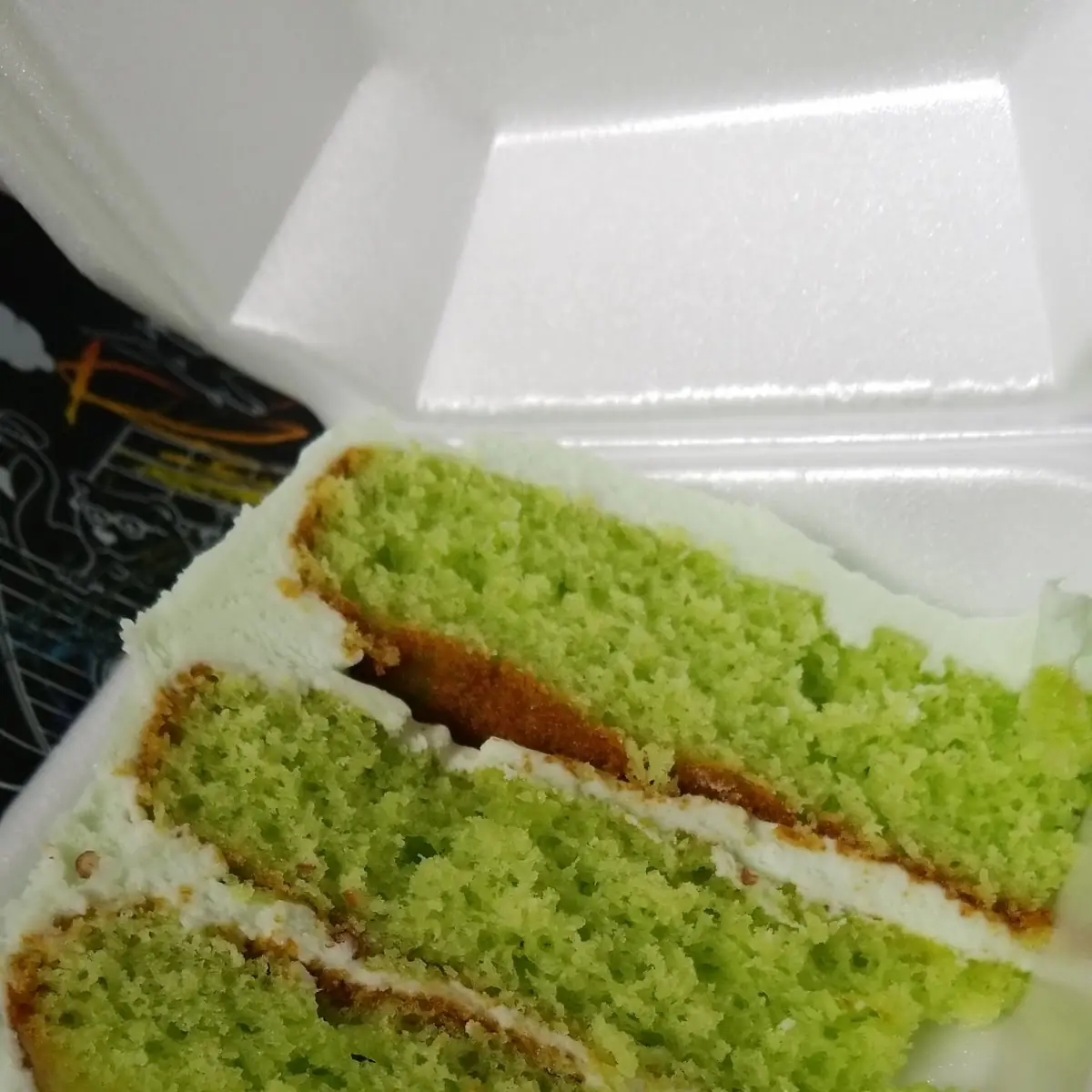 Key Lime Cake Slice