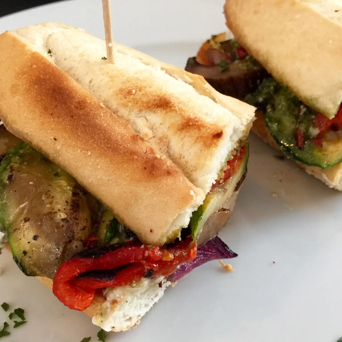 Roasted Veggie Sandwich, Artisan Grill